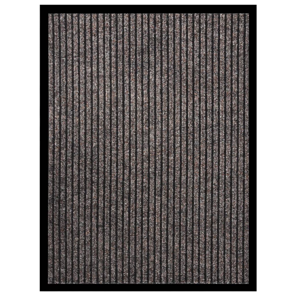 Vidaxl Doormat 60x80 cm Striped Beige