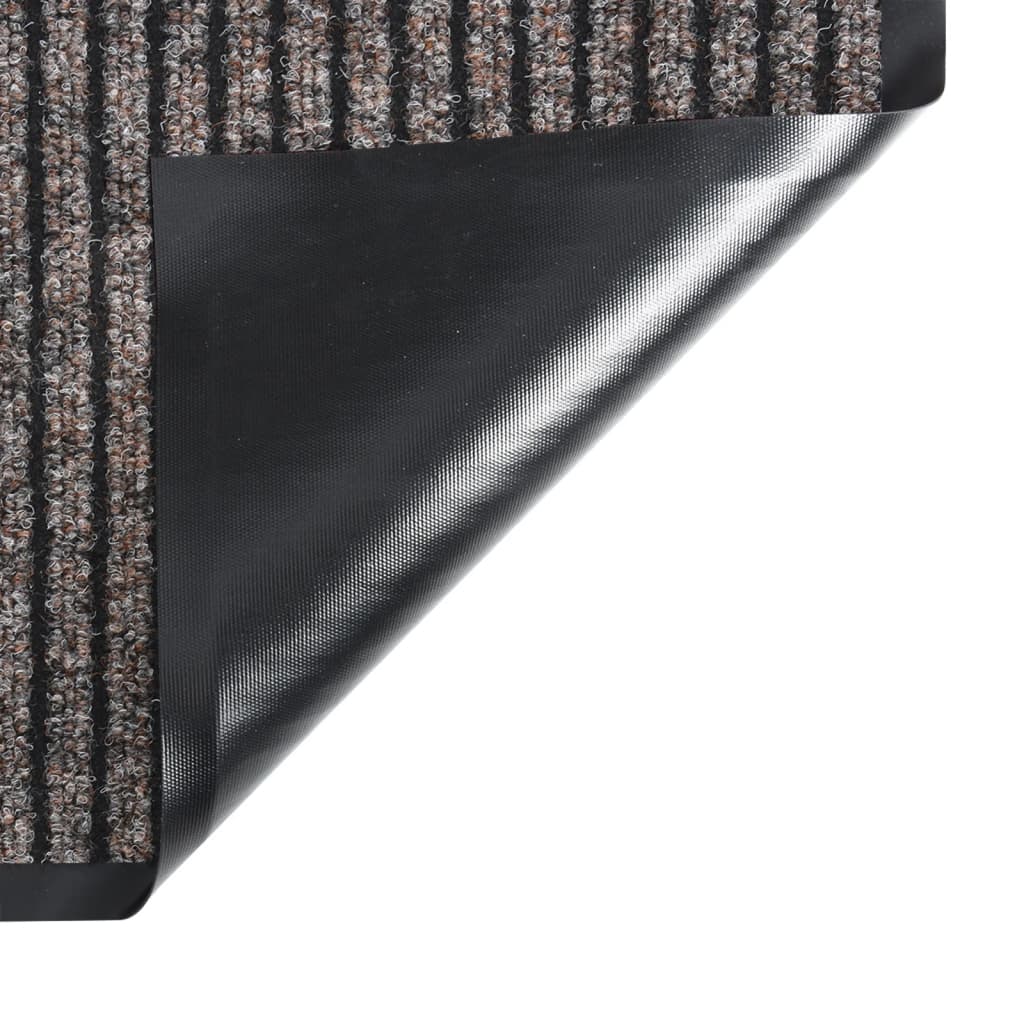 Vidaxl deurmat 80x120 cm gestreept beige