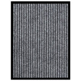Vidaxl rohožce 40x60 cm Pruhovaná šedá
