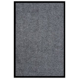 Vidaxl dörrmatta 80x120 cm randig grå