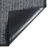 Vidaxl dörrmatta 80x120 cm randig grå