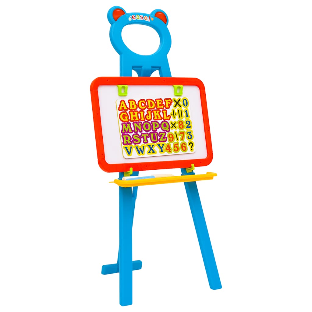 Vidaxl kinderezel met krijtbord en whiteboard 2-in-1