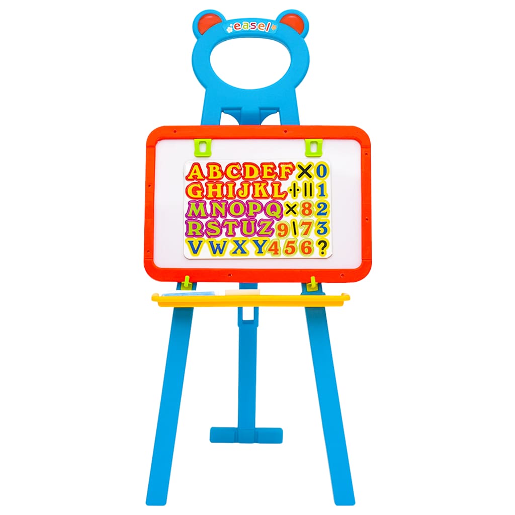 Vidaxl kinderezel met krijtbord en whiteboard 2-in-1