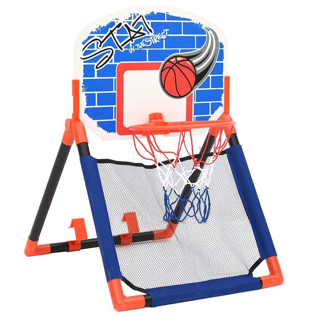 Dětský basketbal Vidaxl nastavil multifunkční půdu a zeď