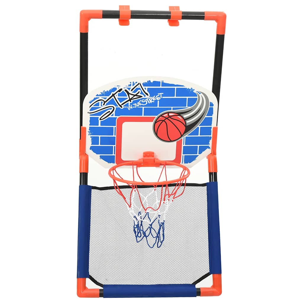 Dětský basketbal Vidaxl nastavil multifunkční půdu a zeď