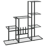 Norme de fleur vidaxl 94.5x25x88 cm en métal noir