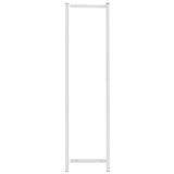 Vidaxl toalha rack 25x20x95 cm de aço branco