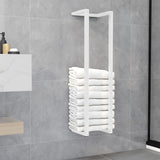 Vidaxl toalha rack 25x20x95 cm de aço branco