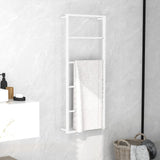 Vidaxl håndklædeholder 45x10x115 cm stål hvid