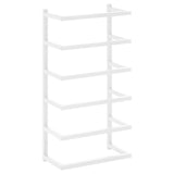 Vidaxl toalha rack 24x12x48 cm de aço branco