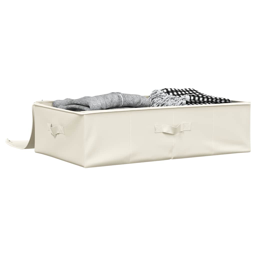 Úložné boxy Vidaxl 2 st 70x40x18 cm textilní crème barevné