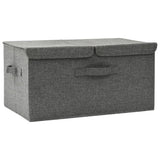VIDAXL -Speicherbox 50x30x25 cm Stoffanthrazit -gelöscht