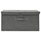 VIDAXL -Speicherbox 50x30x25 cm Stoffanthrazit -gelöscht