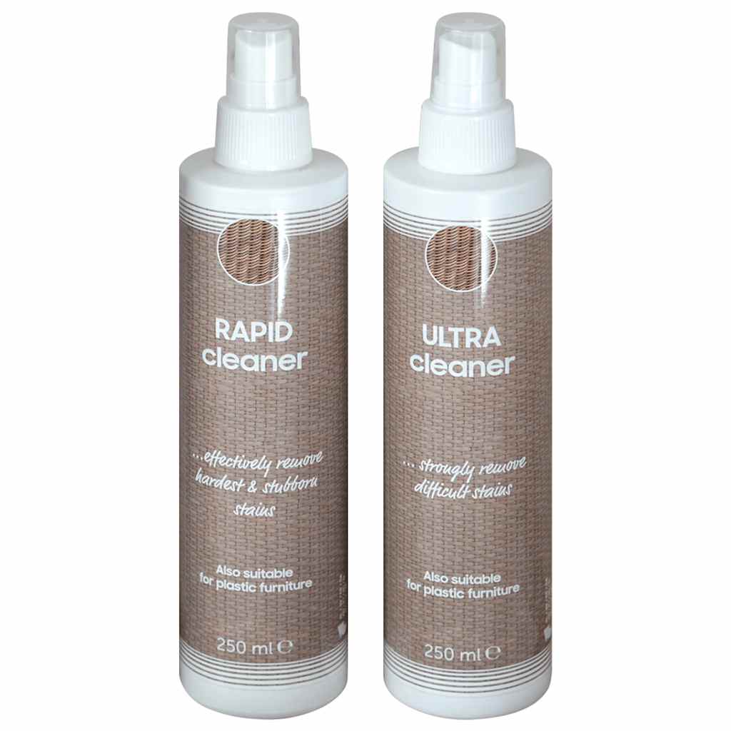 Vidaxl rettan-en-textile Turnhalt ass fir Gaarde Miwwelen 2x250 ml