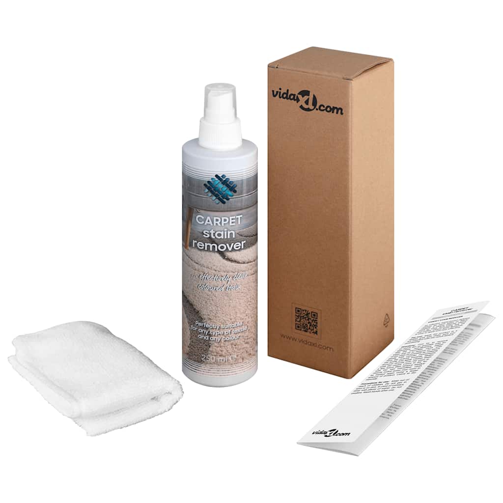 VidaXL odstraňovač textilných škvŕn čistič kobercov 250 ml