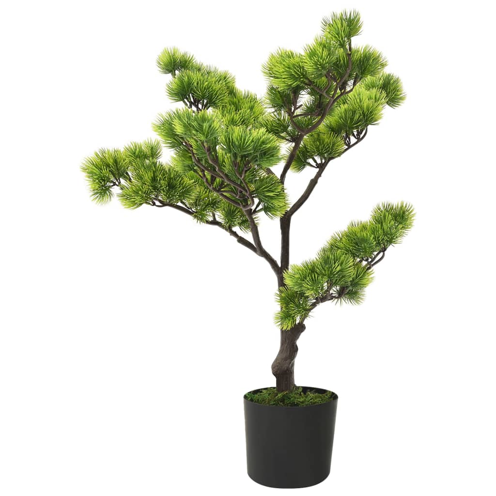 Vidaxl Artificial Plant with Pot Pinus Bonsai 60 cm Green