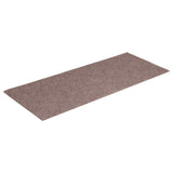 Vidaxl stair mats self -adhesive 15 pieces 60x25 cm light brown rectangular