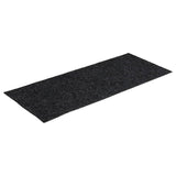 Vidaxl stair mats self -adhesive 15 pieces 60x25 cm gray rectangular
