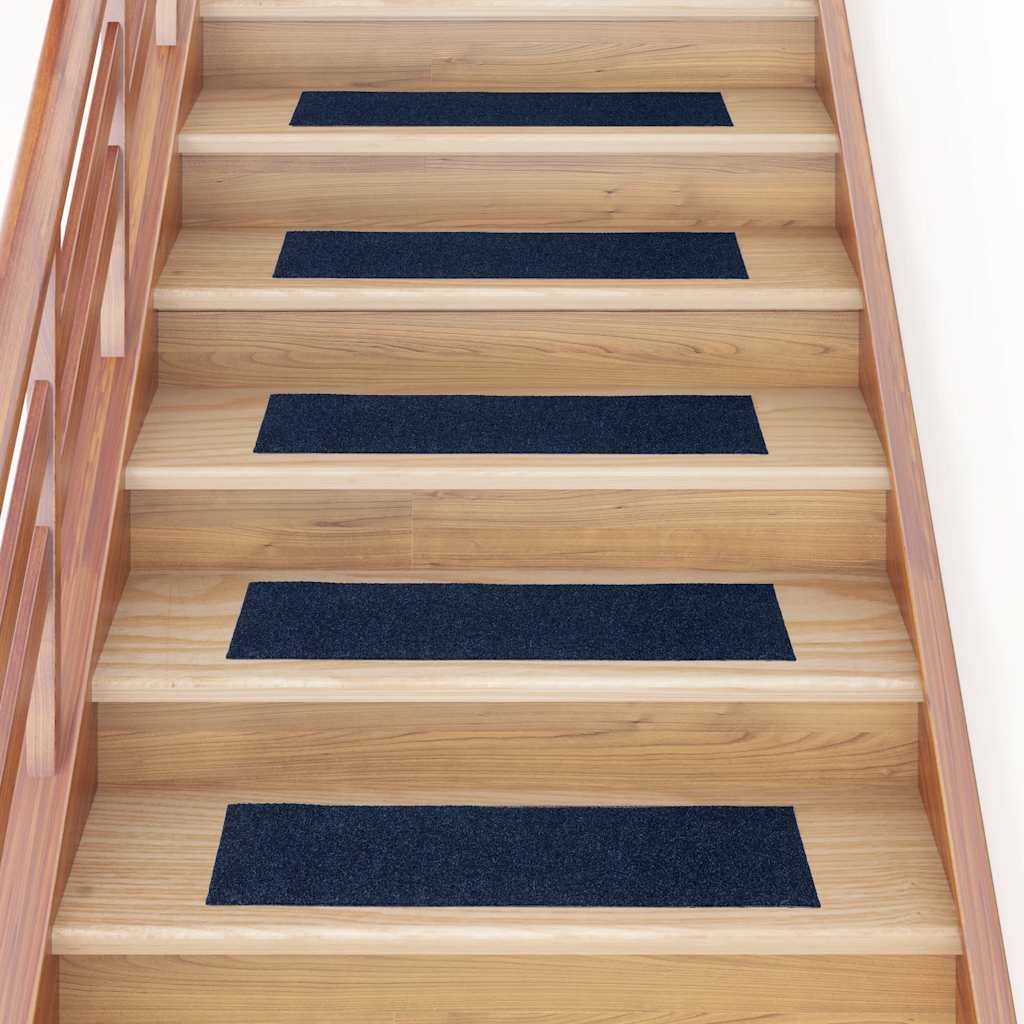 VidaXL 15 st pedal mats self -adhesive rectangular 76x20 cm blue