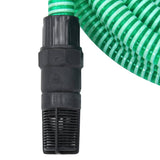 Vidaxl sucking Hose mat PVC Koppelen 1.1 '10 M PVC Gréng