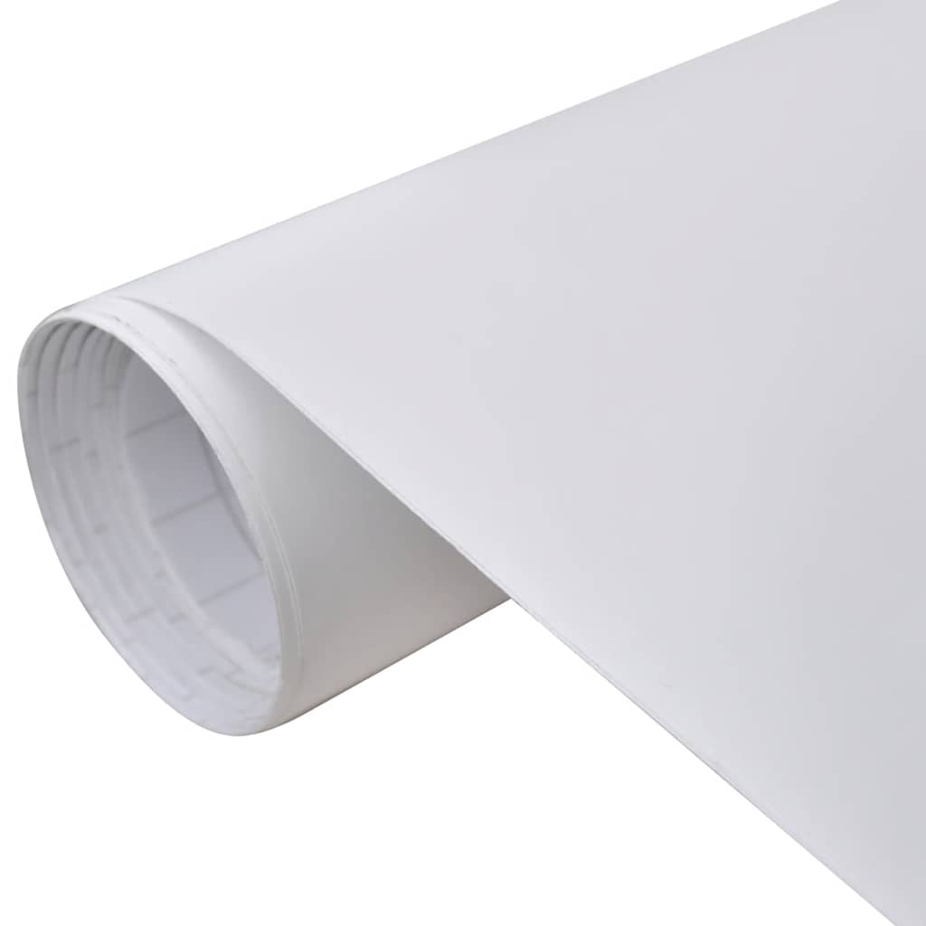 VidaXL 2 ST Autofolie 100x150 cm + 50x150 cm Mat white