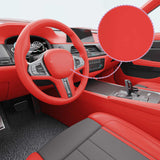 Vidaxl 2 st autofolie 100x150 cm + 50x150 cm Matte red