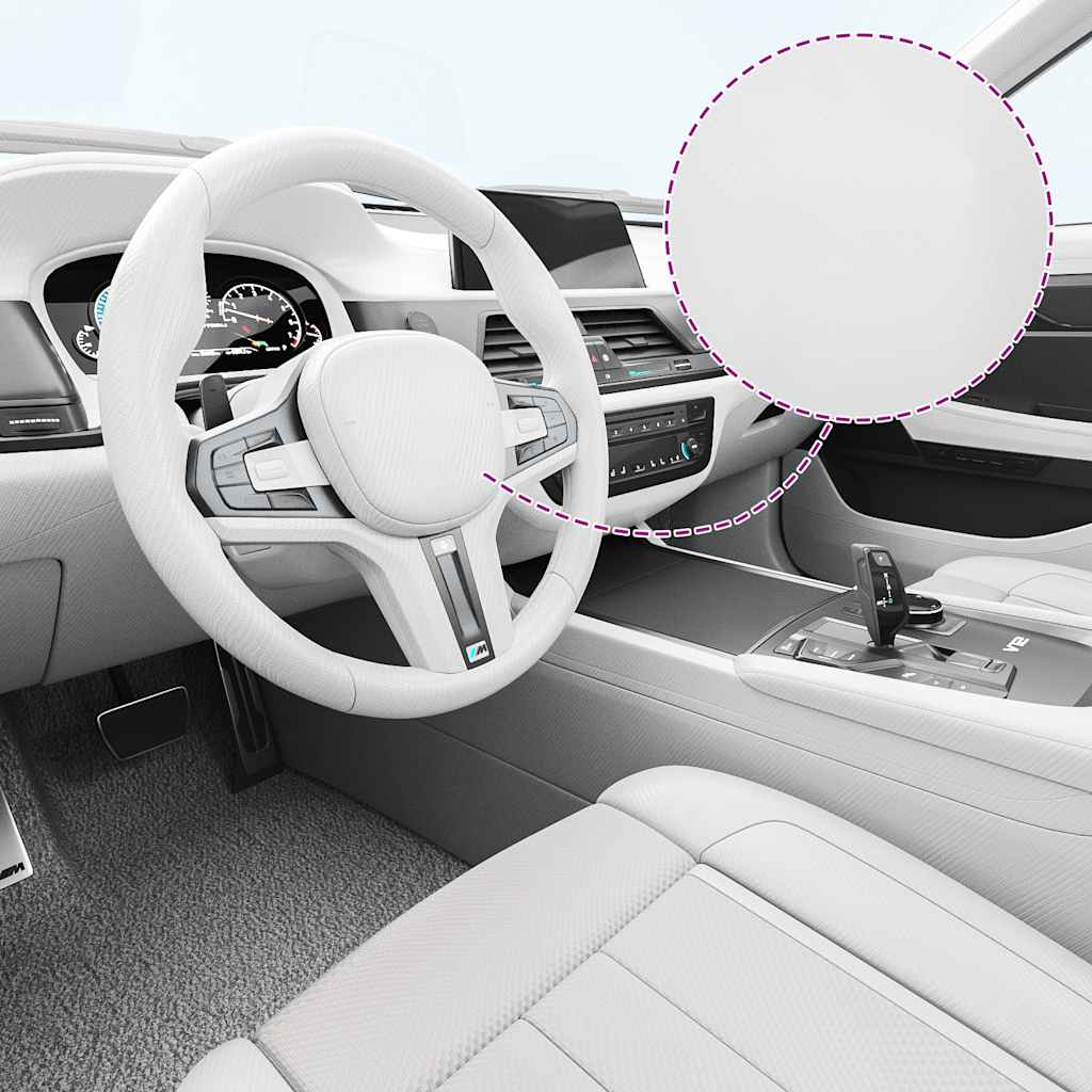 VidaXL 2 ST Autofolie 4D 100x150 cm White