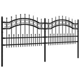 Vidaxl Gaart Fiedem mat Pile Punkten 115 cm pude-kooped Stol schwaarz