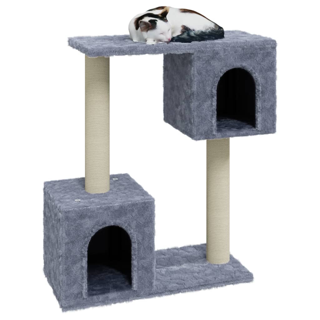 Vidaxl Cat Scratching Post med Sisal Scratching Poster 60 cm ljusgrå