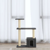 Vidaxl Cat Furniture z Sisal Scrating Posts 70 cm ciemnoszary