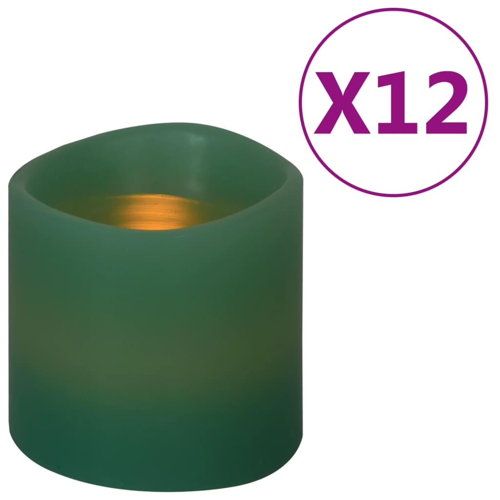 Vidaxl Candles 12 st led warm white
