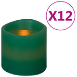 Vidaxl Candles 12 st led warm white