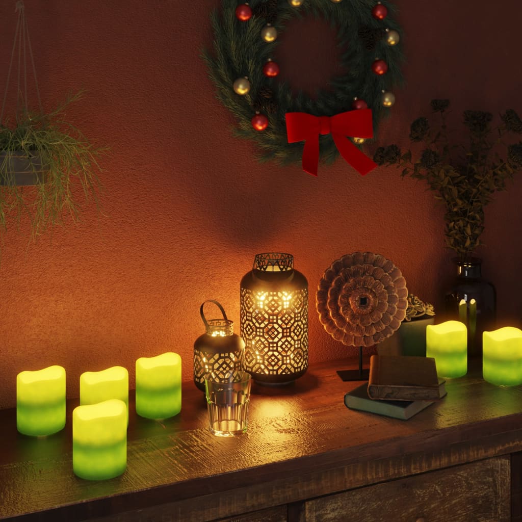 Vidaxl Candles 12 st led warm white