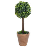 Umělé rostliny vidaxl s sférickou formací pot boxwood 56 cm zelená