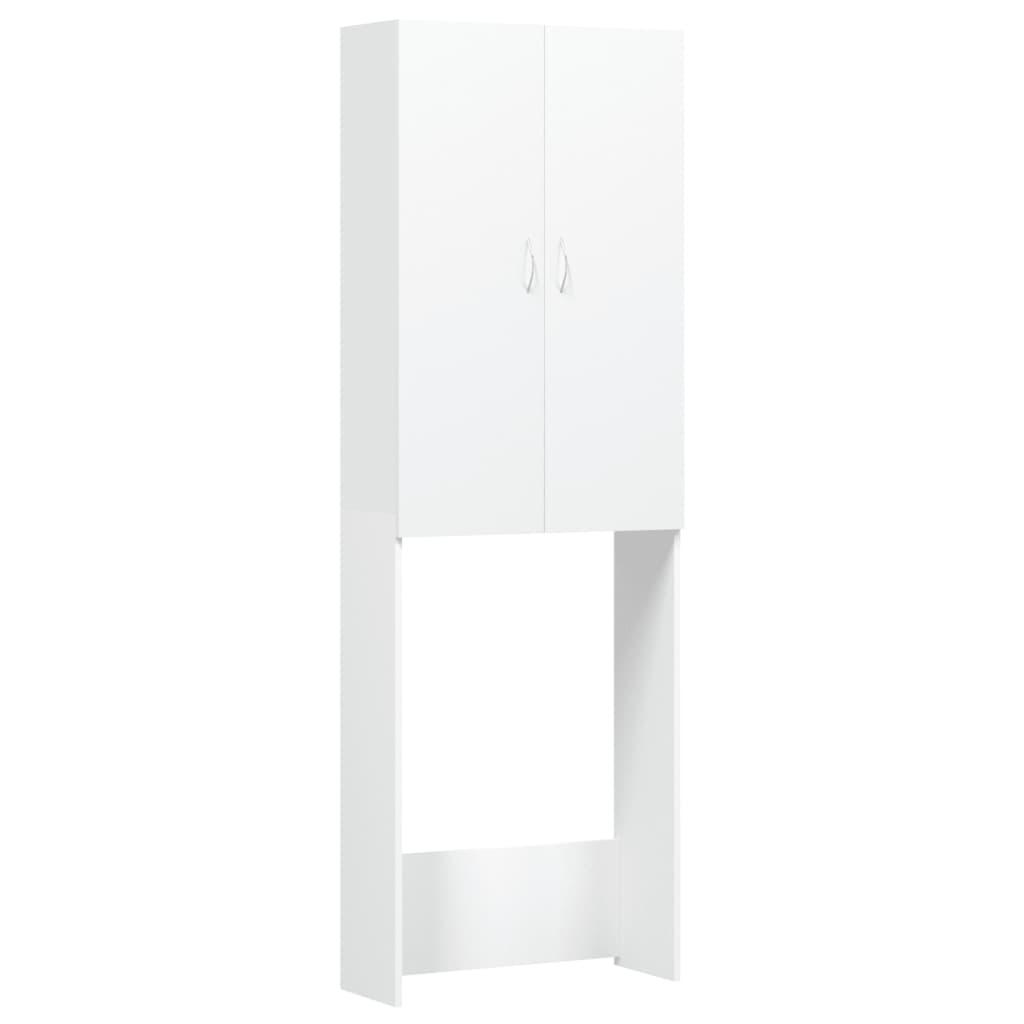 Vidaxl washing machine cabinet 64x25.5x190 cm white