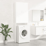 Vidaxl washing machine cabinet 64x25.5x190 cm white