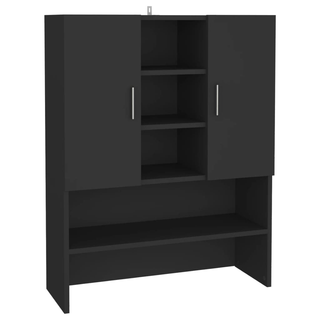 Шкаф за пералня Vidaxx 70.5x25.5x90 см черен