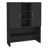 Шкаф за пералня Vidaxx 70.5x25.5x90 см черен