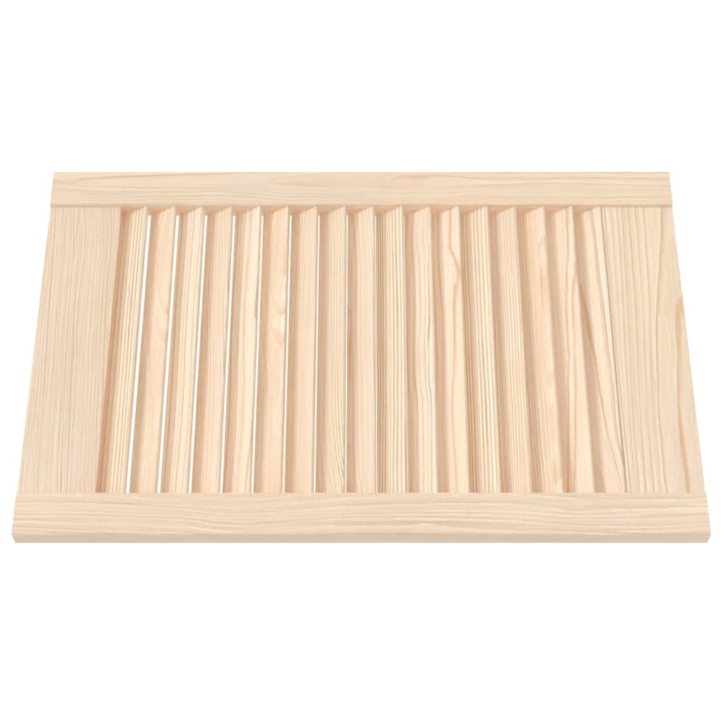 VidaXL Cabinet doors with slats 4 pcs 61.5x39.4 cm solid pine