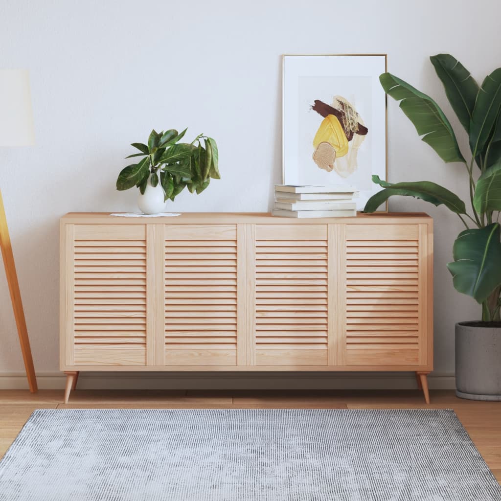 VidaXL Cabinet doors with slats 4 pcs 61.5x39.4 cm solid pine