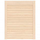 VIDAXL -Schranktür mit Lamellen 61,5 x 49,4 cm Festkiefer