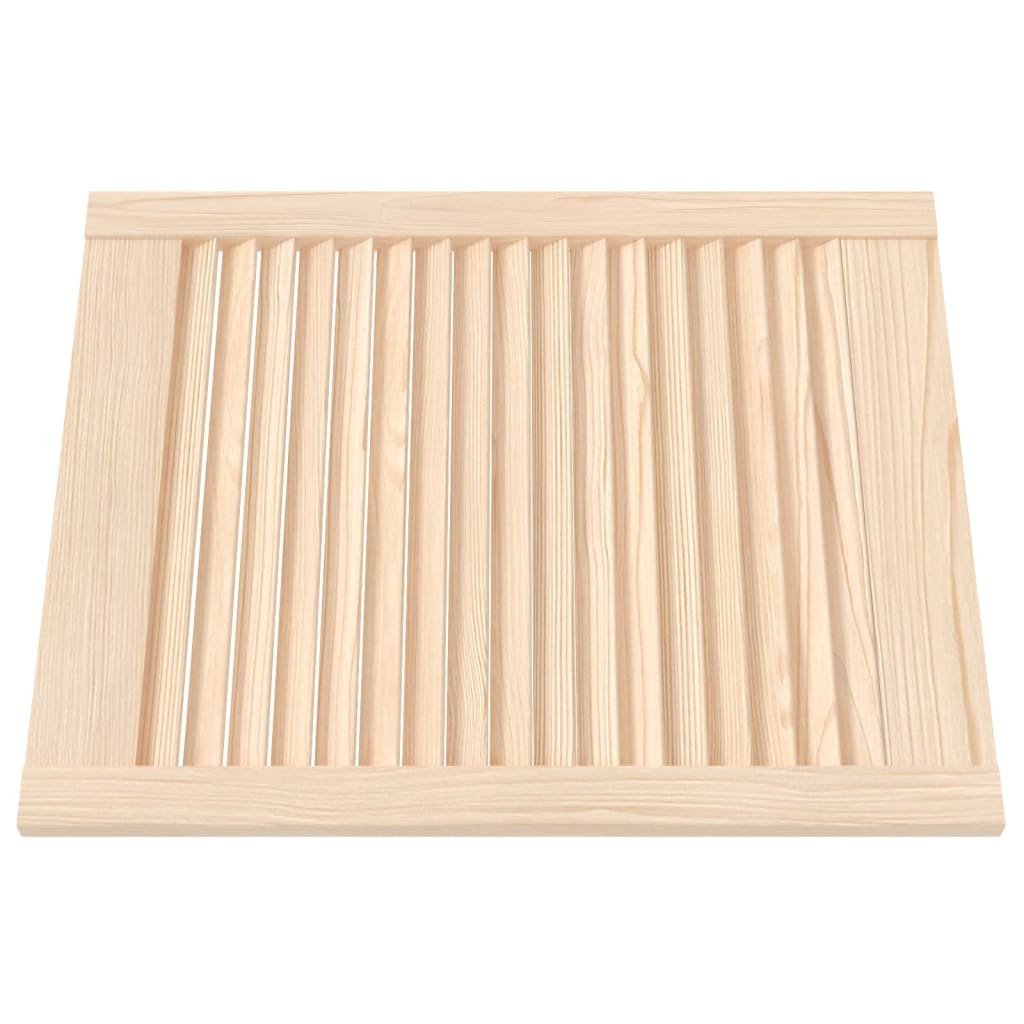 VidaXL cupboard doors with slats 4 pcs 61.5x49.4 cm solid pine
