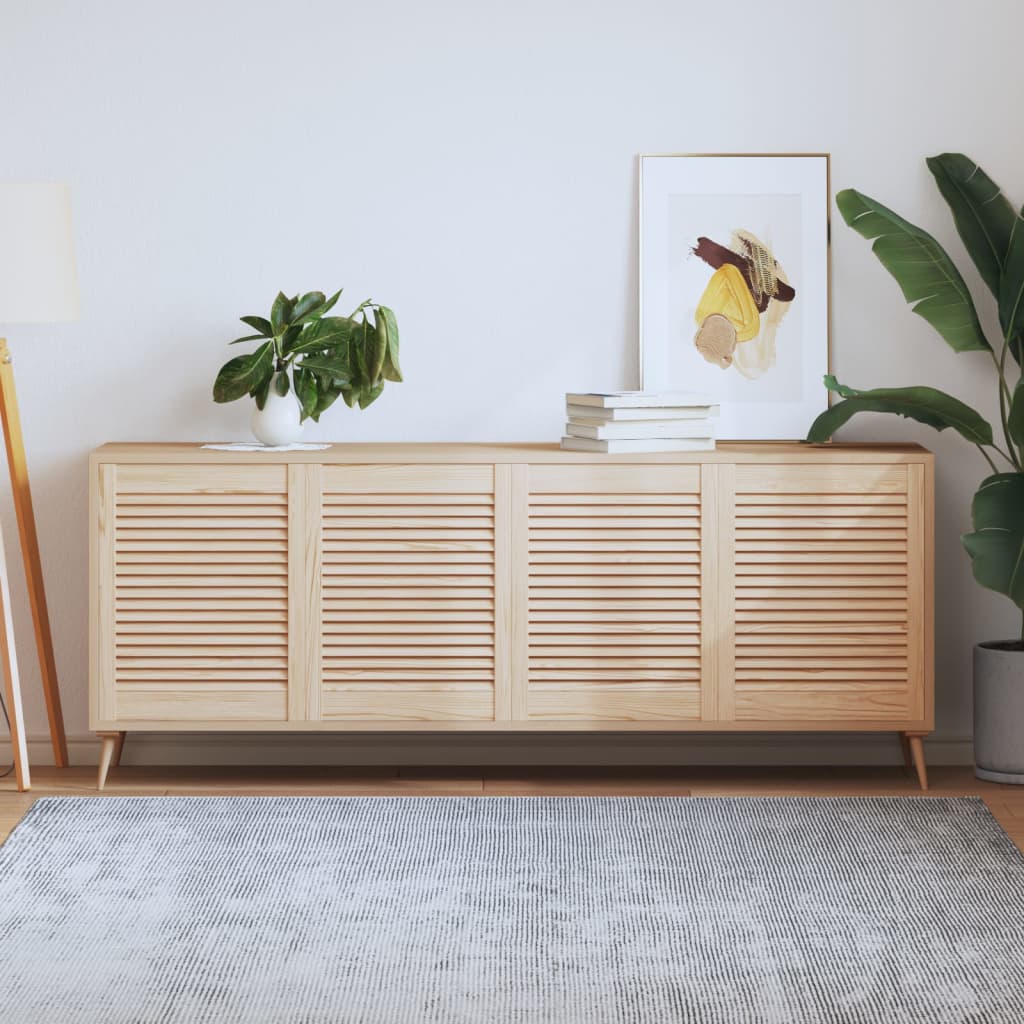 VidaXL cupboard doors with slats 4 pcs 61.5x49.4 cm solid pine