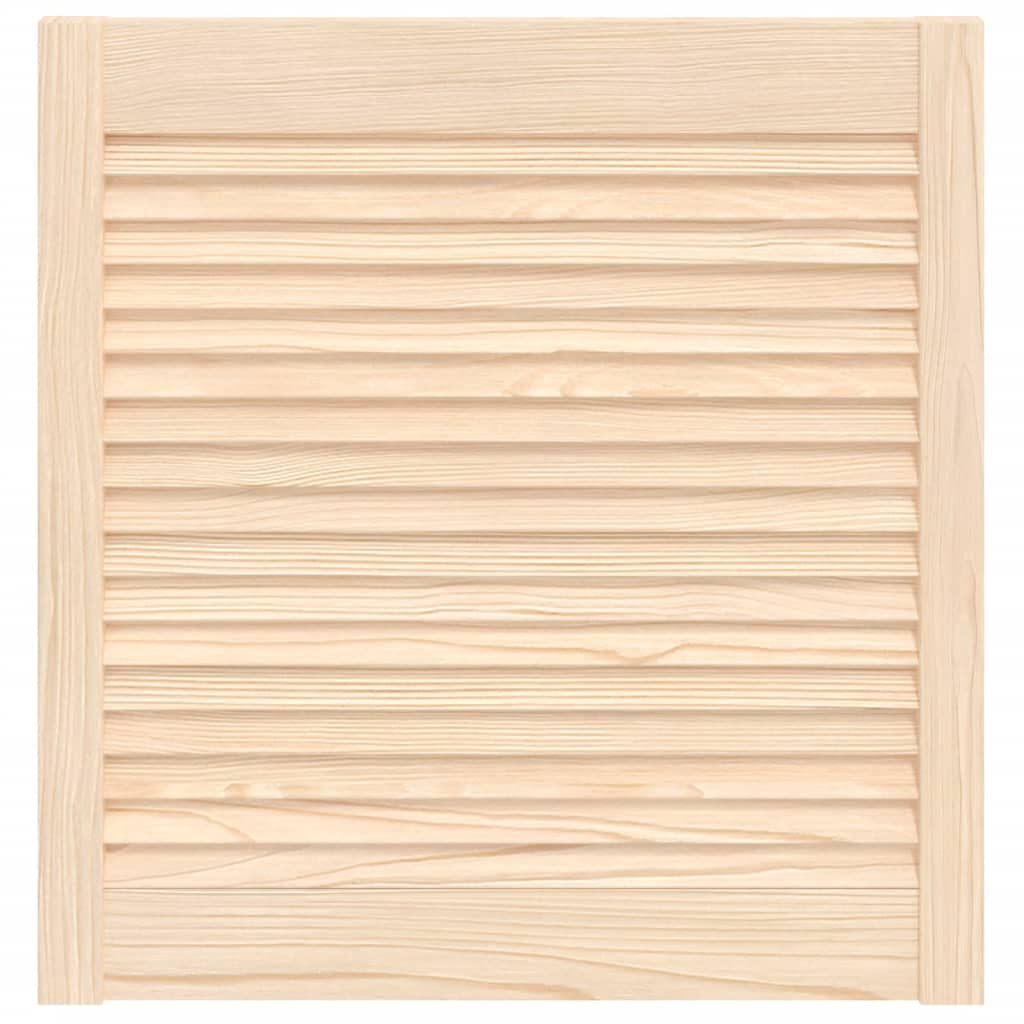 Vidaxl kastdeur met lamellen 61,5x59,4 cm massief grenenhout