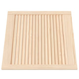 VIDAXL -Schranktüren mit Lamellen 4 -Stcs 61,5 x 59,4 cm Festkiefer