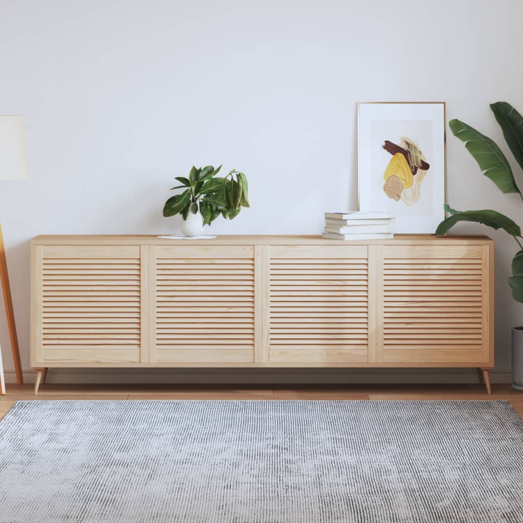 VidaXL cupboard doors with slats 4 pcs 61.5x59.4 cm solid pine