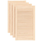 VidaXL cupboard doors with slats 4 pcs 69x39.4 cm solid pine