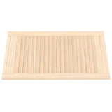 VIDAXL -Schranktüren mit Lamellen 4 -Stcs 69x39.4 cm Festkiefer