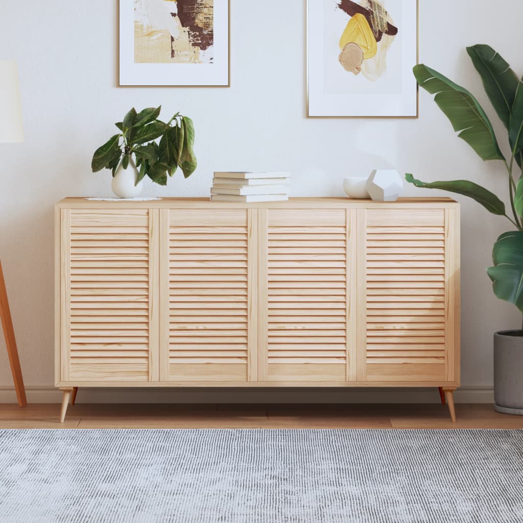 VidaXL cupboard doors with slats 4 pcs 69x39.4 cm solid pine