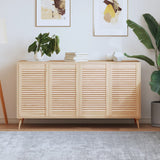 VidaXL cupboard doors with slats 4 pcs 69x39.4 cm solid pine